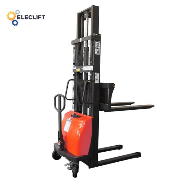 Fork Width 550mm Semi Electric Pallet Stacker OEM ODM