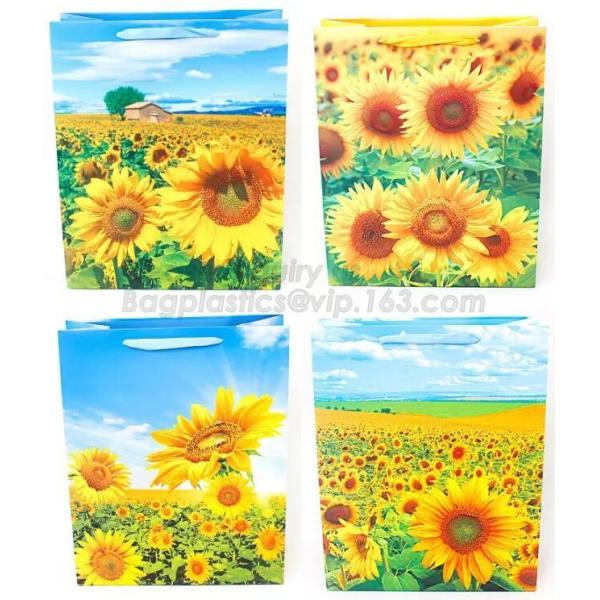 Foldable Gift Recycled Grocery Romotional Printed Gift Paper Bag Luxury Matte White Paper Bags with Handles Perfect for