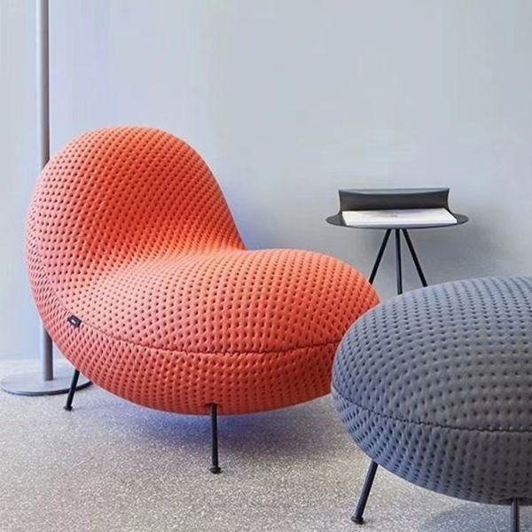 end Arm Chair Modern Velvet Leather Italian Minimalist Designer Single Chair Hotel Lobby Leisure Creative Personality