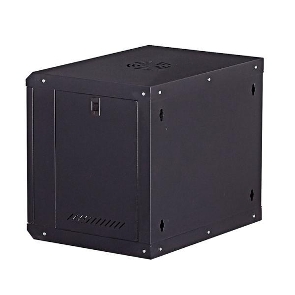 9U Wall Mount Cabinet 19 Inches Toughened Glass Door or Mesh Door 530*400*450 ISO9001 2000 OEM