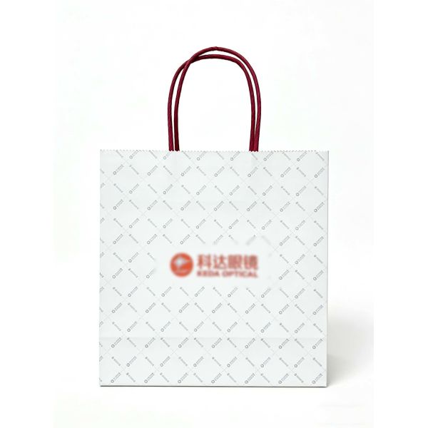 Customizable Disposable Kraft Paper  twisted  handle  Bag Printing  Take Away Bag Shopping Bags