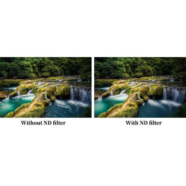 Low Color Shift ND64 Filter 6 Stops Light Reduction Filter With Multi Layer Nano Coating