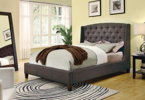 Upholstered Bed, Upholstered Headboard, Hotel Furniture, Fabric Bed