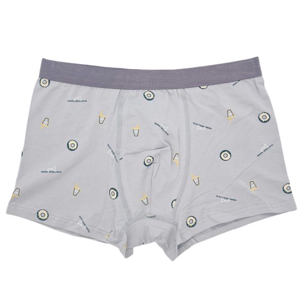 Men Boxer Briefs Printed Men's Shorts Boxers Cotton Briefs Underwear Men