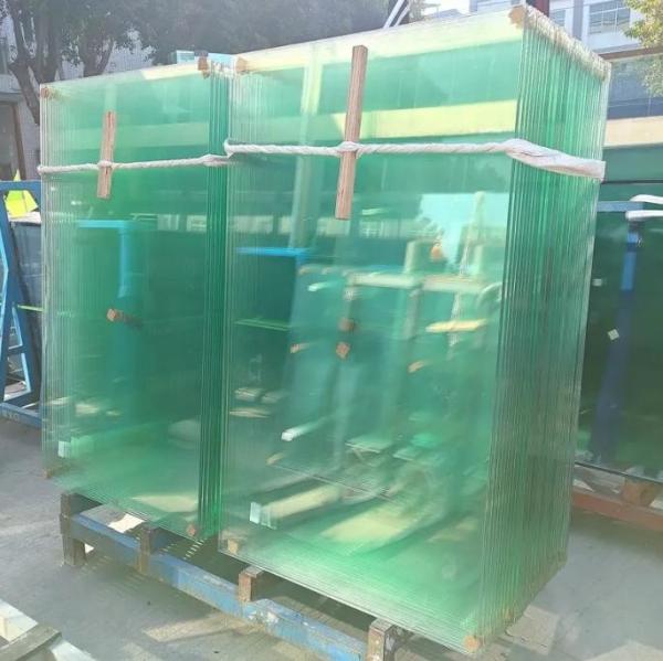 Custom 8mm+1.52+8mm Clear Curved Bent Tempered Laminated Glass 17.52mm Curtain Wall Compound Laminated Glass
