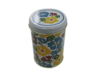 Personalized Small Round Tin Containers With Lids 77*115hmm Food Grade Material