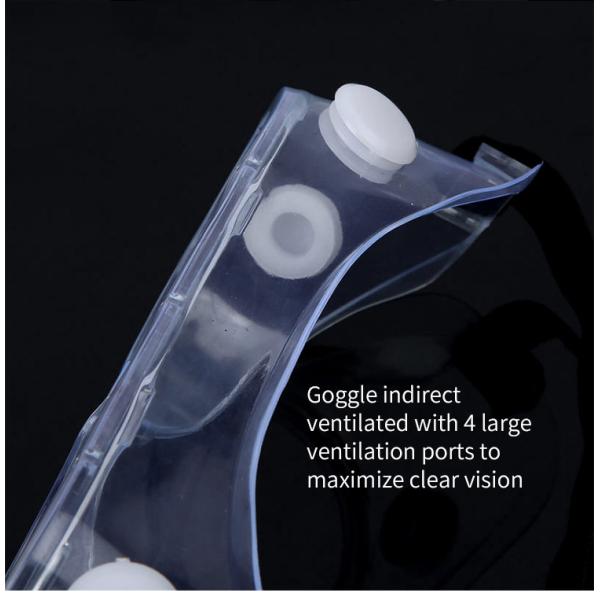 China Wholesale Clear Safety Surgical Medical Protective Glasses Goggles for Hospital