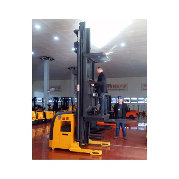 Высокопоставленная электрическая тележка подборщика заказа, платформа грузоподъемника 24В 770АХ рудоразборки заказа