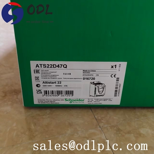 ATS22D47Q Schneider Soft Starter For Asynchronous Motor， Altistart 22, Control 230V, 230 To 440V, 11 To 22kW