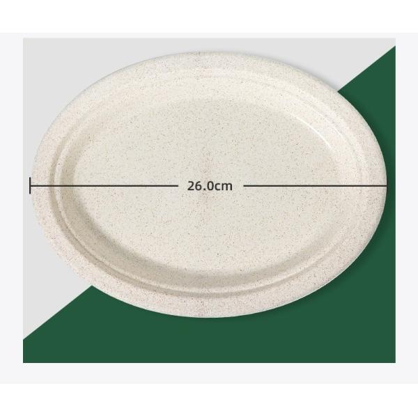 43cm*33cm*33cm Package Size Disposable Tableware Made from Eco-friendly Rice Husk