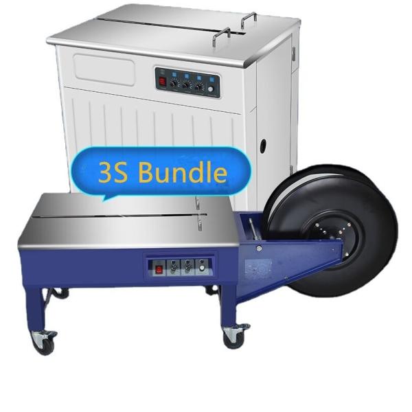750mm Work Table Electric Strapping Machine with High Low Platform and Poly Pack PP Belt