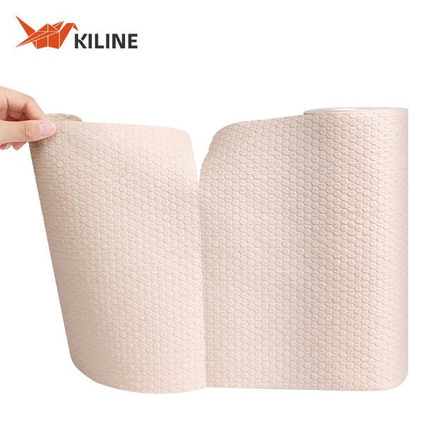 Customized Convenient Disposable Wiping Cloth Cleaning Towels For Kitchen 50 Sheets/Roll