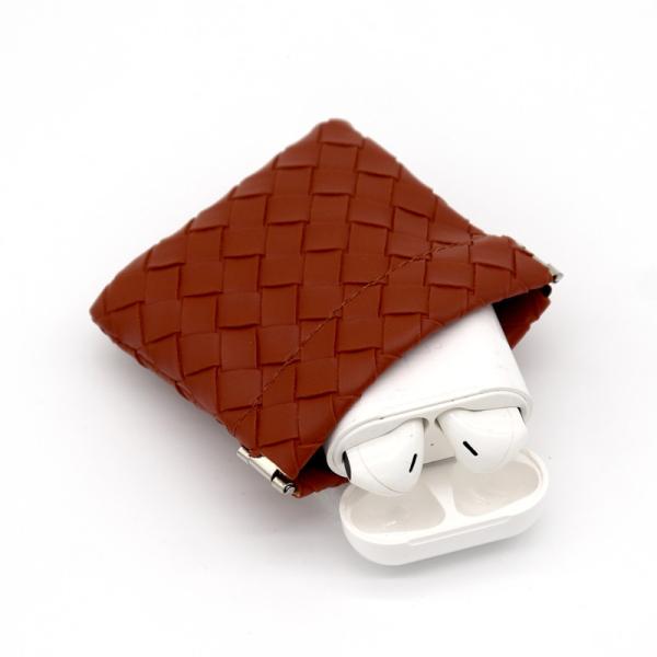 Custom Wedding Bride Leather Pouch Bridesmaids Leather Cosmetic Bag in Solid Pattern