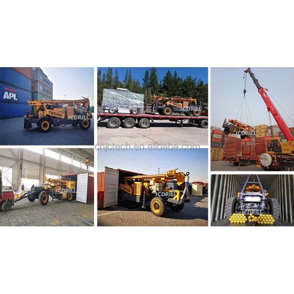 Машина установленная трейлером воздуха Dth скважины водяной скважины буровой установки 300m