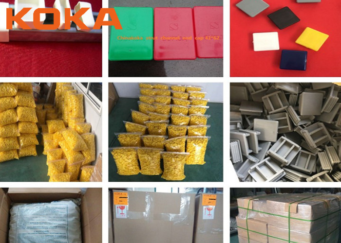 Трубопровод 25x25mm крышки квадратной трубы канала распорки PVC резиновый
