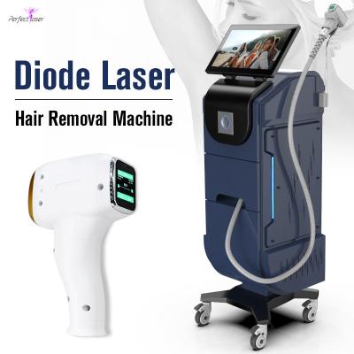 Máquina de depilação a laser de diodo Alma Facial 808nm 3 comprimento de onda 2 alças