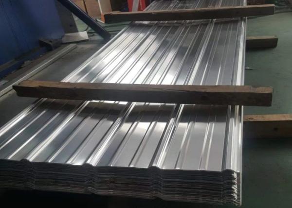 Antiwear Corrugated Aluminum Decorative Sheet Width 500-2800mm