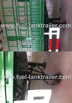 14m Storehouse Cargo Container Trailer 40l Air Tank Steel Celiac Plate Cost Effective