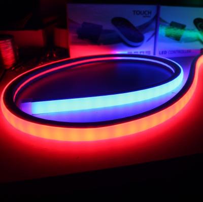 Top View square LED Neon Flex Digital RGB Pixel Christmas Lights, rgb led neon flex 24v