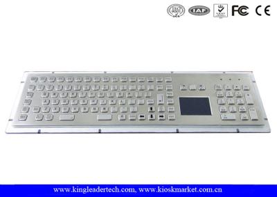 Teclado industrial do metal áspero do quiosque IP65 com o teclado numérico das chaves e do número de função do Touchpad