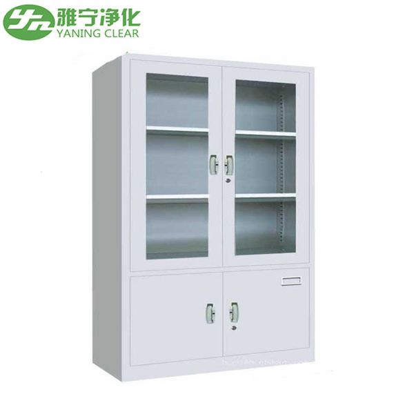 YANING Custom Stainless Steel Medicine Cabinet Medical Devices Cabinet Anesthetist Cabinet for Hospital