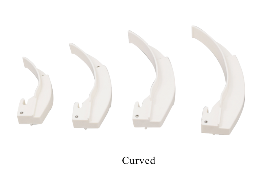 Curved Anesthesia Laryngoscope with LED Light and Durable Stainless Steel Blade for Intubation