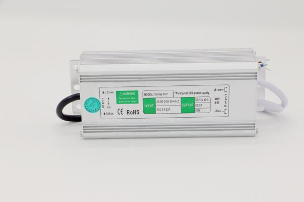 water proof smps 12V5A60W single output  SMPS with CE DC12V60W full watt Iron Case for LED Lighting Factory Outlet