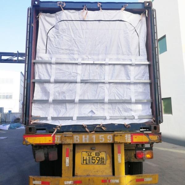 Flat Bottom 54 Cubic Metres Liner Bag Container For 20ft Container Seed