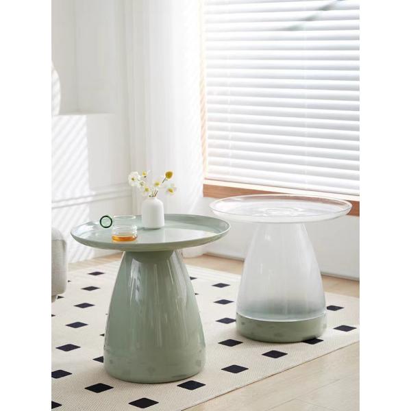 Modern Sofa Side Table Art Colour Fiberglass Bedside Chairside Table