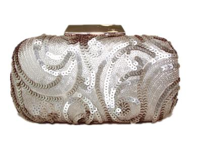 Multicolor Rose Gold Mesh Evening Bags Polyester Lining With 120cm Metal