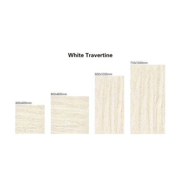 800 X 800mm Big Floor Indoor Stone Soft Ceramic Tile Beige Travertine Floor Tile