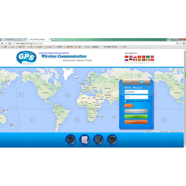 gps gsm bus car alarm tracker and tracking system web platform reachfar RF-V8