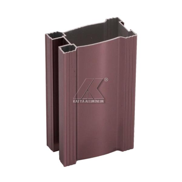 Thrills Glaze 6000 Series Wardrobe Aluminum Profile / Aluminum Profile For Kitchen Cabinet