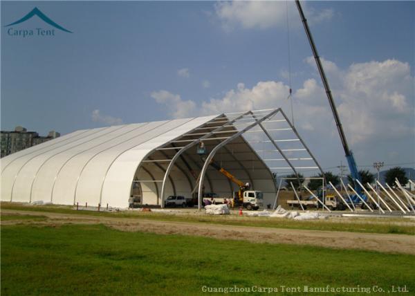 Spacious Water Proof  Aircraft Hangar Outdoor Warehouse Canopy Tent  With Aluminium