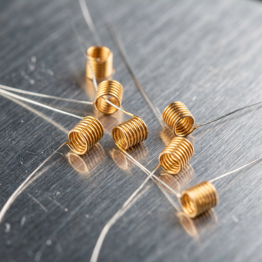 High Density Air Coil Inductor 48nH Air Core Coil Inductor 200mA
