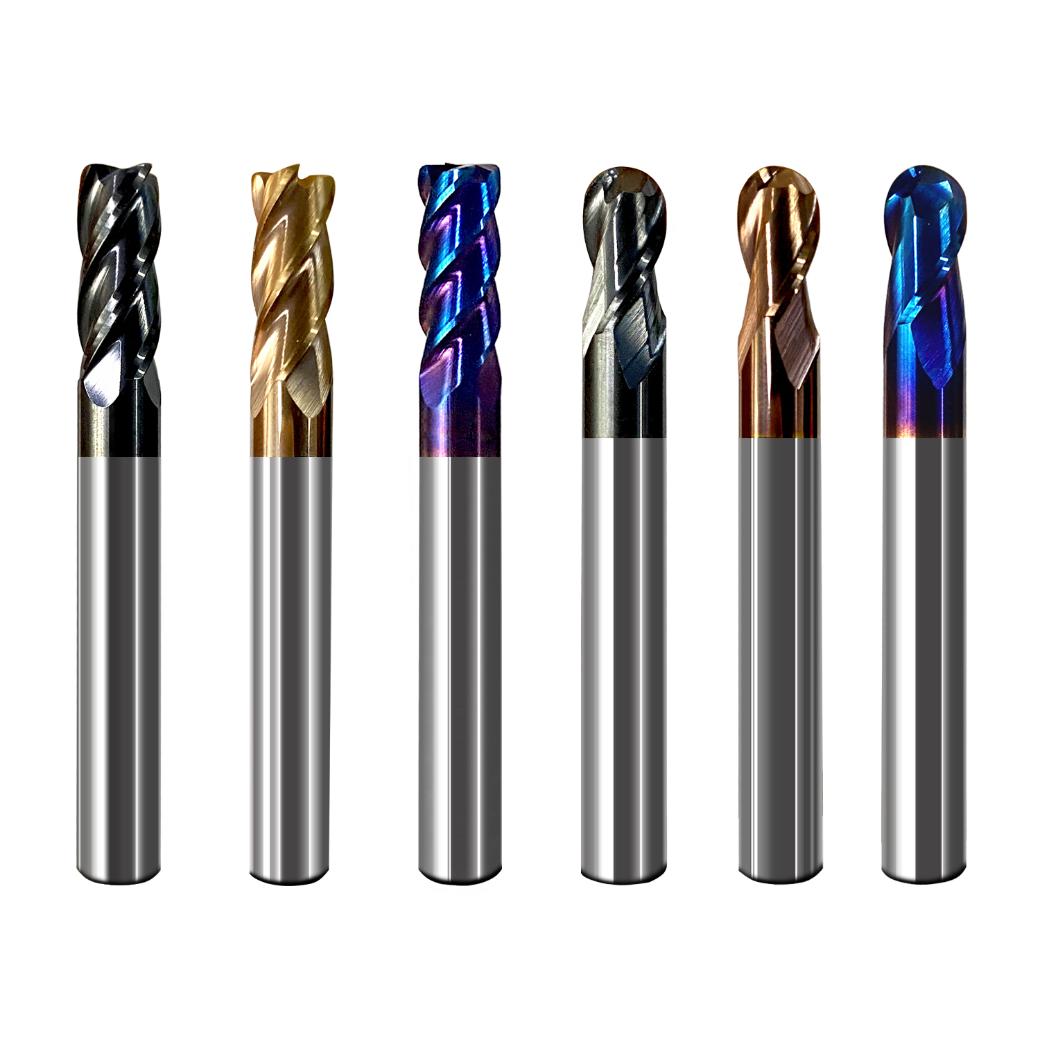Solid Carbide End Mill CNC Cutter for Metal Milling Surface Finishing Slot Cutting and Contour Machining
