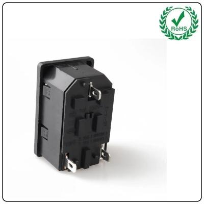 LZ-14-F16 10A 250V Tomada AC IEC INLET Universal EU AU UK Copper CE