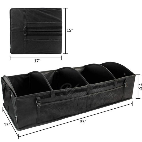 Flexible Cargo Storage Bag Car Organizer Foldable Trunk Organizer