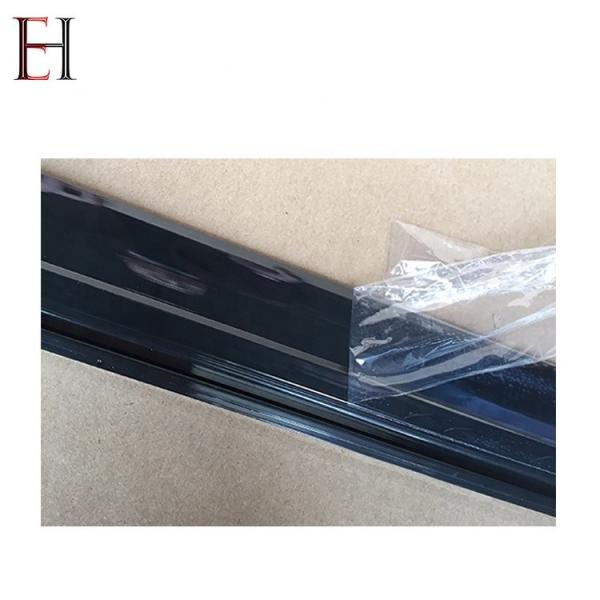Película protetora de aço de PVC UPVC preto e branco para superfícies plásticas