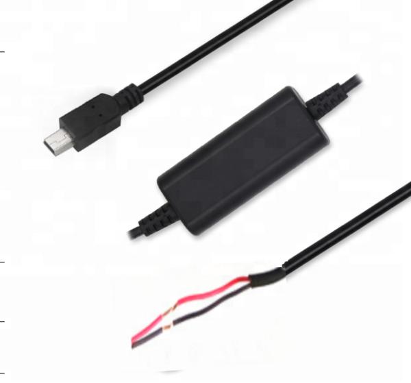 USB Female or Micro USB (Right-Angle) to Alligator Clip / Tinned Wire /Terminal Step-Up Cable 5V to 9V/12V Power Booster for DIY