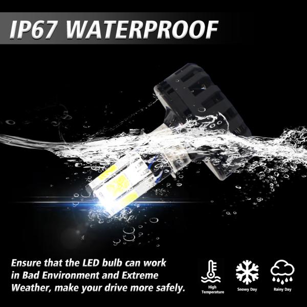 M6 Мотоциклетный светодиодный фар с лампочкой COB и 6-сторонним излучателем