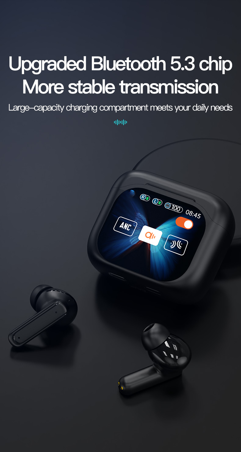 AI Lanuguage Earbuds Translator Two Way Wireless Translation Headphones