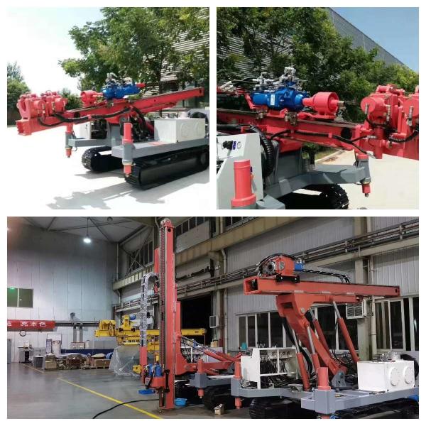 Hydraulic Variable Speed Crawler Type Anchor Drilling Rig for Geological Prospecting in Palestine