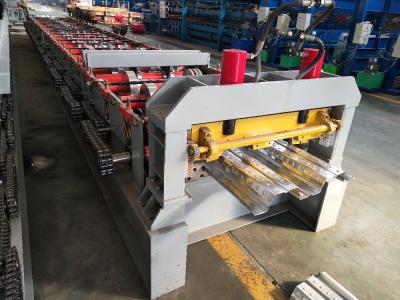 Decking de aço de grande resistência frio do assoalho da folha 0.4mm que forma a máquina