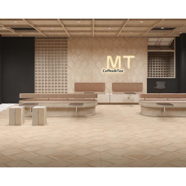 600x1200mm Brown Wooden Porcelain Tiles AAA Grade