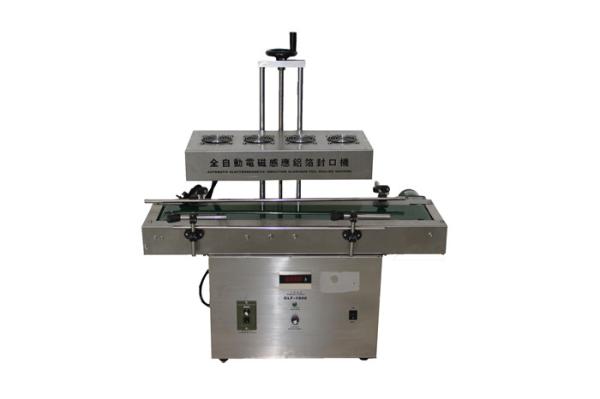 ar da máquina de empacotamento do alimento da selagem da folha de alumínio de indução 1800W eletromagnética de refrigeração
