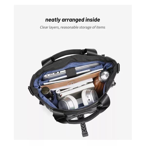 ISO9001 Modern Mens Backpack Interior Slot Pocket 16L Travel Hand Bag 1.1kg