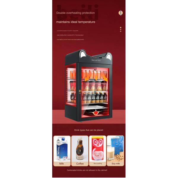 Fully Automated Food Warmer Display Cabinet with Hot Air Circulation Heating Function