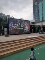 Diodo emissor de luz exterior do armário P3 do ferro que anuncia a exposição 5500mcd