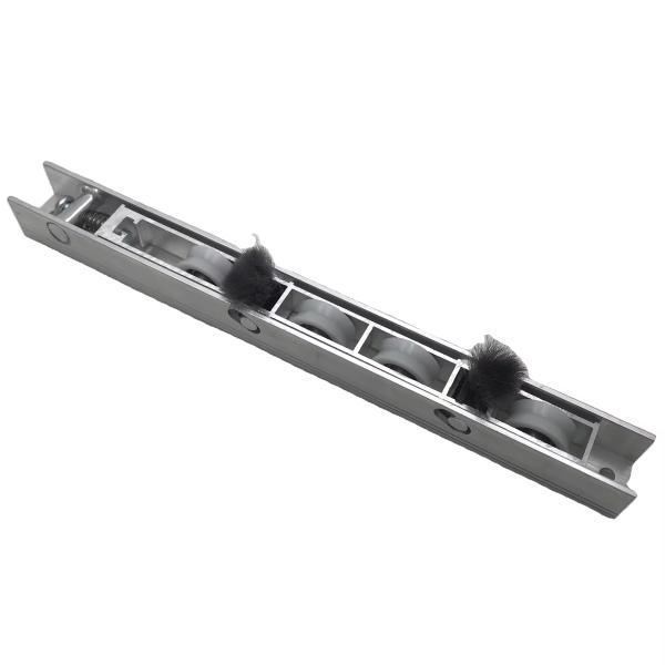 Roulettes de porte coulissante en aluminium pour patio réglables sur mesure 235 mm